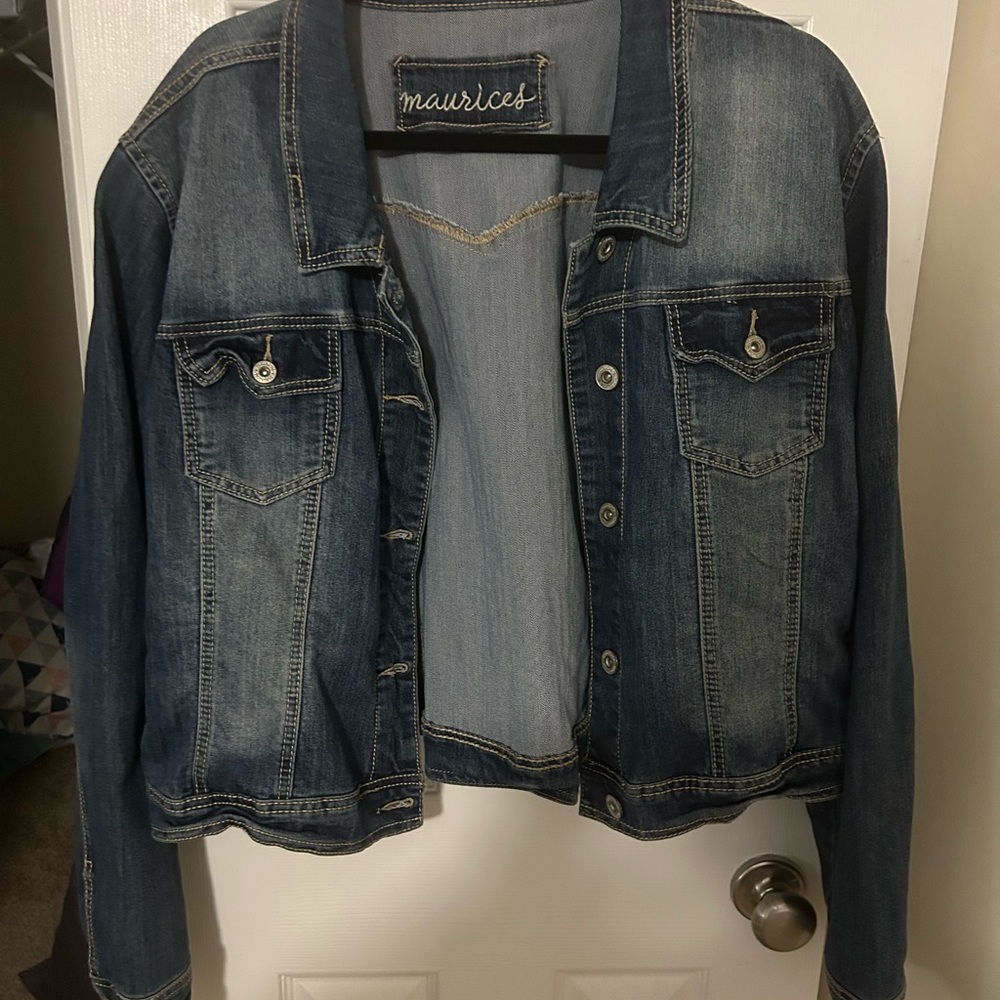 Maurices Dark Blue Jean Jacket